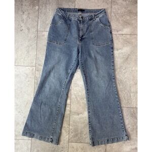 Frye Women's Jeans Size 31 Wide Leg Bootcut Denim Western Americana